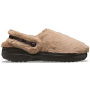 Crocs Classic Unfurgettable Clogs, Cozy Faux Fur Upper, Sink-In Soft Footbed, Milk Chocolate, Unisex, 211116-2JJ-M9W11