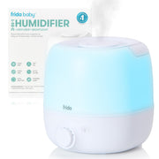 Frida Baby 3-in-1 Cool Mist Humidifier with Essential Oil Diffuser and Nightlight, Whisper-Quiet, Top-Fill, 0.66 Gallon, 60 Hour Runtime, White