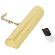 Halcyon Times 101L Polished Brass LED Battery Picture Light