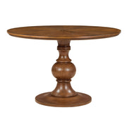 The Pioneer Woman PW1425004710074 Callie Round Dining Table, Heirloom Brown Finish