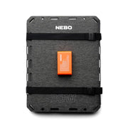 NEBO NEB-SLP-0003 Reliance 30W Solar Panel, Foldable Trifold Design, USB-C USB-A DC Outputs, Black, 2.1 lb