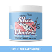 Legendairy Milk Shes Electric Cola Energy Drink Mix, Sugar-Free, Calorie-Free, Natural Green Tea Caffeine, Vitamins B6 & B12, Electrolytes, Vintage Cola Flavor, 3.6 oz, 10510