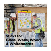 3M Post-it Super Sticky Easel Pads, White Grid, 25 in. x 30 in., 30 Sheets per Pad, 4 Pads Pack, 560 VAD 4PK