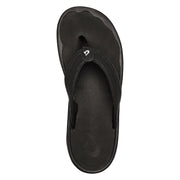 OluKai Ohana Thong Sandals for Ladies - Black/Black - 7M