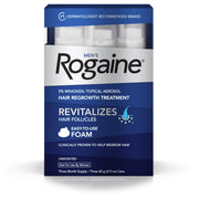 Rogaine Mens Hair Regrowth Treatment Foam Three Month Supply Mens Hair Regrowth Treatment Foam