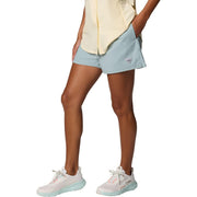 Columbia Women's PFG Rugged Water Athletic Shorts, Plus Size 2X, Crushed Blue, Mid Rise, Elastic Waist, UPF 50, Omni-Shield 211367