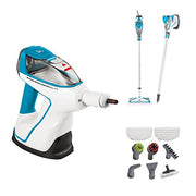 Bissell 2075A Bissell PowerFresh Slim Hard Wood Floor Steam Cleaner System, Steam Mop, Handheld Steamer and Scrubbing Tools, and Clothing Steamer Tool