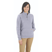 Carhartt Relaxed-Fit Midweight Quarter-Zip Mock-Neck Sweatshirt - Mica - M
