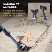 Shark PowerDetect Speed Cordless Stick Vacuum with Auto-Empty Dock, HEPA Filtration, MultiFlex Wand, 60-Min Runtime, Ice Blue, IA3241