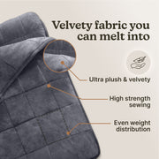 Homedics HCB-W50A-2 Premium Cozy Calming 15 lb Weighted Blanket 48 x 72 Inches
