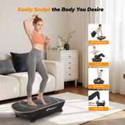 MERACH MRDK239AB1 Vibration Plate Exercise Machine, Whole Body Shake Plate Exercise Machine with Remote Control