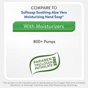 Equate Aloe Vera Liquid Hand Soap Refill, Moisturizing Formula, 50 fl oz, 800 Pumps
