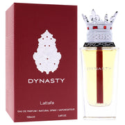 Lattafa Dynasty Eau De Parfum Spray, Unisex Fresh Spicy Woody Fragrance, 3.4 oz, 568703