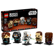 LEGO Star Wars BrickHeadz Revenge of the Sith Heroes and Villains Set, 656 Pieces, Multicolor, 40796-1