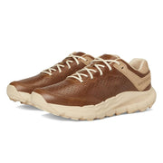 Merrell Nova 4 Traveller Lace Men's Trail Shoes, Beaver Brown Leather, FLOATPRO FOAM Footbed, Quantum Grip Outsole, J032885