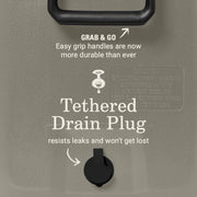 Coleman 2179171 316 Series 150QT Hard Chest Wheeled Cooler, Silver Ash