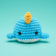 The Woobles Beginner Crochet Amigurumi Kit, Andy the Owl, Easy Peasy Cotton-Nylon Yarn, Ergonomic Hook, Step-by-Step Video Tutorials