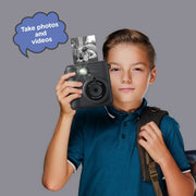 Vivitar 45379KIT-GREY Instant Camera Scrapbooking Holiday Bundle, Gray