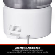 Pelonis 1-Gallon Cool Mist Ultrasonic Humidifier, Black, 250 sq ft Coverage, 3 Mist Settings, Digital LED Display, PSU10UD3WW