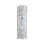 My Texas House Stella Wool Indoor Runner Rug, Ivory, 2 ft x 8 ft, Low Pile, Scalloped Border, MTS666170517004