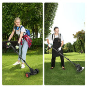 G PEH 230.6920012 Weed Wacker 3 in 1 Cordless Push Lawn Trimmer with Wheels Weed Eater Tool
