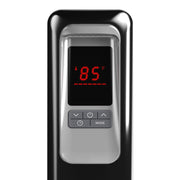 Pelonis Digital Electric Oil-Filled Radiant Space Heater, 1,500 Watt, Black, Remote Control, 3 Heat Settings, HO-0280