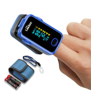 LOOKEE Premium Fingertip Blood Oxygen Saturation Monitor - OLED Display