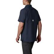 Columbia Men's Slack Tide Camp Shirt, Omni-Shade Sun Protection, Collegiate Navy, Big and Tall, 3X, 157705