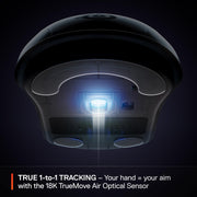 SteelSeries Rival 3 Gen 2 Wireless Optical Gaming Mouse, TrueMove Air 18K DPI Sensor, Dual 2.4GHz and Bluetooth Connectivity, 60 Million Click Mechanical Switches, Black