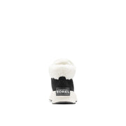 Sorel Out N About III Conquest Women's Waterproof Boot, Black Sea Salt, Lace-Up, Suede with Faux Fur Trim, Rubber Sole, Wedge Heel, Size 7.5, 1977201