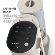 Ninja Pods & Grounds Hot & Iced Single-Serve Coffee Maker, K-Cup Pod Compatible, Rapid Cold Brew, Gray Stone, PB045ST