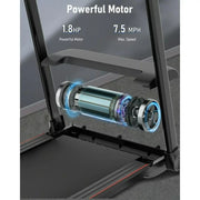 MaxKare 4007 Electric Treadmill Black 7.5 mph
