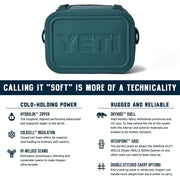 YETI Hopper Flip 8 Soft Cooler, ColdCell Insulation, Waterproof HydroLok Zipper, DryHide Shell, Royal Blue, 8 Quart, 18060132253