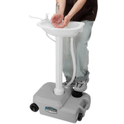 Kohree KR3131-WR Portable Sink Hand Wash Station with Electric Pump, 19L Capacity, USB/Battery Powered, Large Wheels, Soap Dispenser, Towel Holder