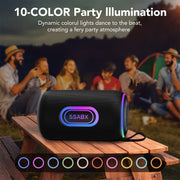 CASCHO M11 Portable Bluetooth Speaker, IPX7 Waterproof Wireless Speaker, 35W Loud Stereo Sound
