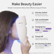 HIME SAMA LED Face Mask, 8-Color Wireless Light Therapy with Red Blue Near-Infrared, Anti-Aging Wrinkle Reduction, Lightweight USB Rechargeable Miracle ACE RB-081