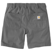 Carhartt Rugged Flex Relaxed-Fit Canvas Work Shorts for Men - Steel - 34