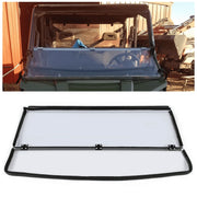 Kojem Flip Down Scratch Resistant Polycarbonate Windshield for Polaris Ranger 570 XP 900 1000, Clear