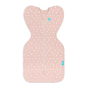 Love To Dream Swaddle Up Original Sleep Sack, 4-Way Stretch Cotton Blend, 1.0 TOG, Pink Daisy, Newborn