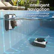 Aiper Scuba N1 Plus Robotic Pool Cleaner with MicroMesh Ultra-Fine Filter, Caterpillar Treads, WavePath Navigation, Mobile App Control