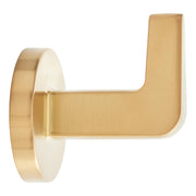 Signature Hardware Drea Single Robe Hook, Brushed Gold, Modern Minimalist Bathroom Hardware SHDRRHBG