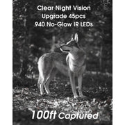 KJK Ropeworks Trail Camera WiFi 4K UHD 64MP with 64GB Memory Card Night Vision IP67 Waterproof 0.05s Trigger Speed 130 Wide Angle 45 Infrared LEDs KJK230