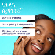 TULA Skincare Protect + Glow Daily Sunscreen Gel Broad Spectrum SPF 30 Lightweight Non-Greasy Gel 3.38 fl oz 1037