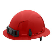 Milwaukee 48-73-1229 BOLT Red Type 1 Class C Full Brim Vented Hard Hat with 6 Point Ratcheting Suspension