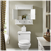 Crosley Lydia Wall Cabinet - White