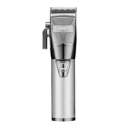 BaBylissPRO SilverFX+ All-Metal Cordless Hair Clipper, Stainless Steel Taper Blade, N1 Brushless Motor, Lithium Battery, USB-C Charging, Silver, FX870NS