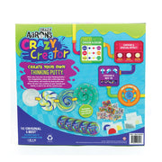 Crazy Aaron's Crazy Creator Thinking Putty Kit, Silicone Putty with Glow, Holographic, and Opal Effects, 5 Clear Tins with 9 Mix-Ins, Ages 3 and Up