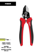 Milwaukee Electric Tri-Hole Fiber Stripper, Precision-Controlled, Black/Red, 48-22-3013