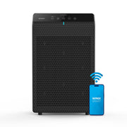 Winix 5520 Air Purifier, True HEPA 4-Stage Filtration with PlasmaWave Technology, Smart Air Quality Monitor, Black