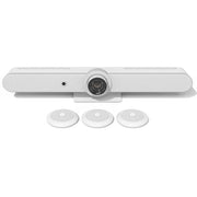 Logitech Rally Bar All-In-One Video Conferencing Camera, Ultra HD 4K 30fps, Digital Zoom, High-Performance Audio, White, 960-001320